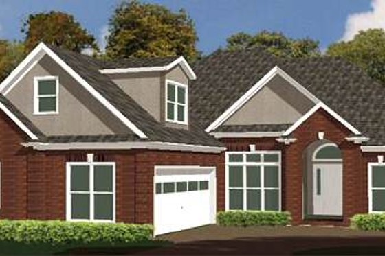 Exterior - Front Elevation for Traditional House Plan #63-141 - 4 bed, 2.5 bath