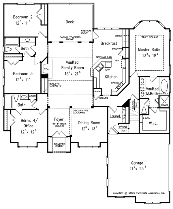 Dream House Plan - European Floor Plan - Main Floor Plan #927-369