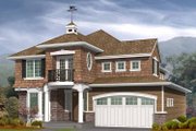 Craftsman Style House Plan - 4 Beds 3.5 Baths 3368 Sq/Ft Plan #132-366 Exterior 