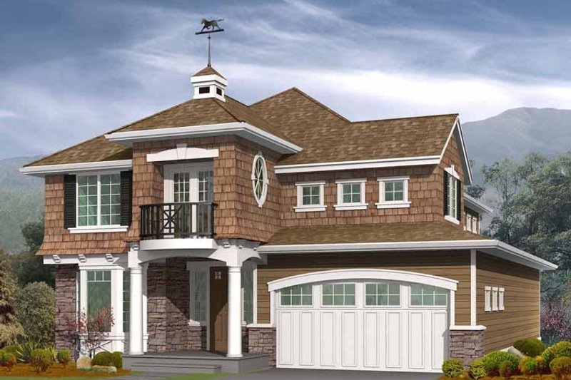 Home Plan - Exterior - Front Elevation 3 for Craftsman House Plan #132-366 - 4 bed, 3.5 bath