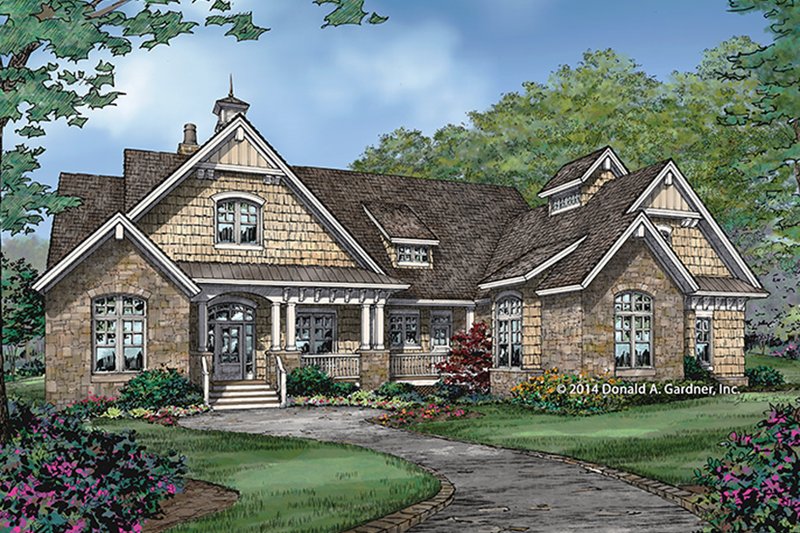 Dream House Plan - Exterior - Front Elevation 5 for Craftsman House Plan #929-988 - 4 bed, 4 bath