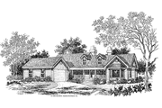 Country Style House Plan - 4 Beds 3.5 Baths 2621 Sq/Ft Plan #929-163 