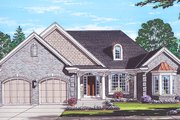 Colonial Style House Plan - 3 Beds 2 Baths 2292 Sq/Ft Plan #46-866 