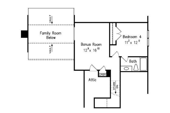 Floor Plan - Upper Floor for Country House Plan #927-169 - 3 bed, 2.5 bath