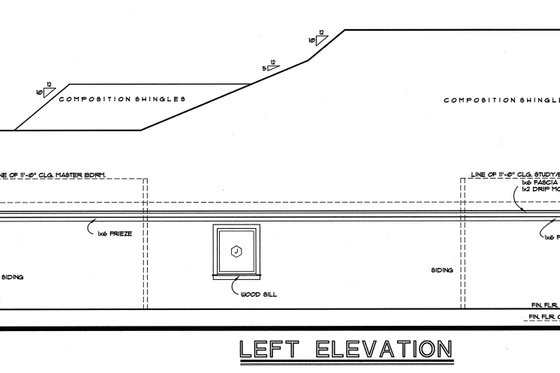 Exterior - Front Elevation 4 for Craftsman House Plan #20-164 - 3 bed, 3 bath