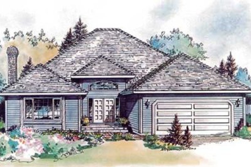 Traditional Style House Plan - 3 Beds 2 Baths 1928 Sq/Ft Plan #18-8967