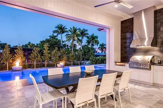 Exterior - Outdoor Living for Beach House Plan #548-55 - 5 bed, 5.5 bath