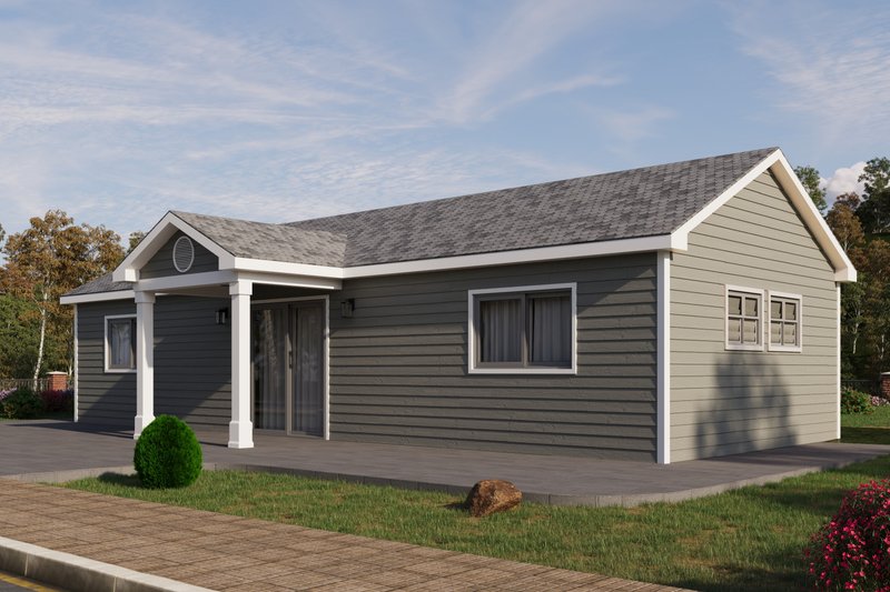 House Plan Design - Exterior - Other Elevation for Traditional House Plan #1106-28 - 2 bed, 1 bath