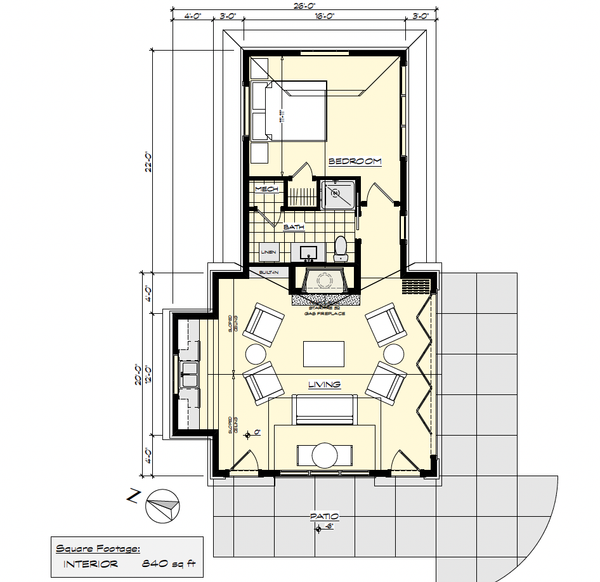 Cottage Floor Plan - Main Floor Plan #928-405