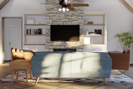 Interior - Other 3 for European House Plan #923-300 - 4 bed, 2.5 bath