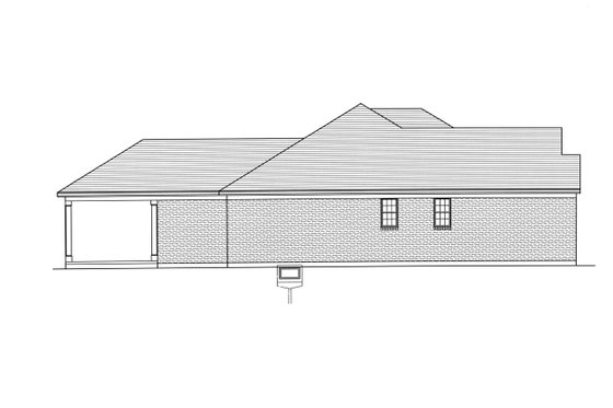 Exterior - Other Elevation for Craftsman House Plan #46-897 - 3 bed, 2 bath