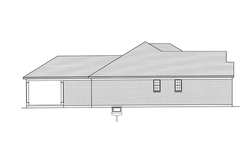 Dream House Plan - Exterior - Other Elevation for Craftsman House Plan #46-897 - 3 bed, 2 bath