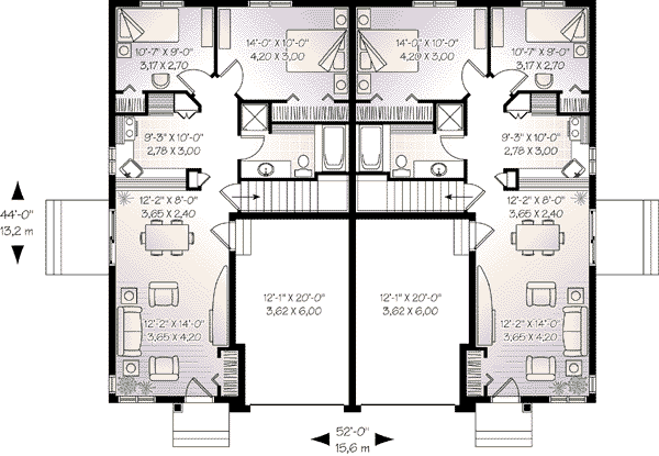 Architectural House Design - Traditional Floor Plan - Main Floor Plan #23-518