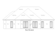 Country Style House Plan - 4 Beds 2 Baths 1747 Sq/Ft Plan #69-437 