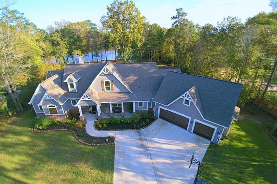 Exterior - Front Elevation 4 for Craftsman House Plan #119-367 - 3 bed, 3.5 bath