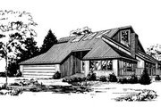 Contemporary Style House Plan - 3 Beds 2 Baths 1942 Sq/Ft Plan #60-110 