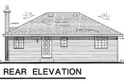 Traditional Style House Plan - 2 Beds 1 Baths 1051 Sq/Ft Plan #18-167 