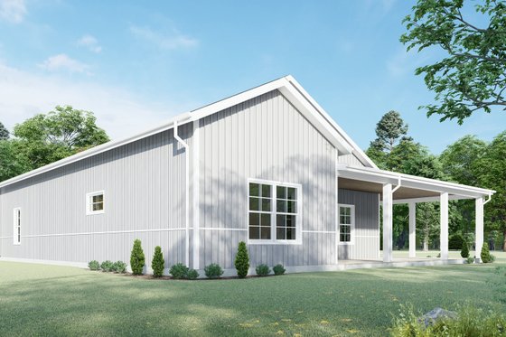 Exterior - Other Elevation 6 for Barndominium House Plan #1092-39 - 2 bed, 2 bath