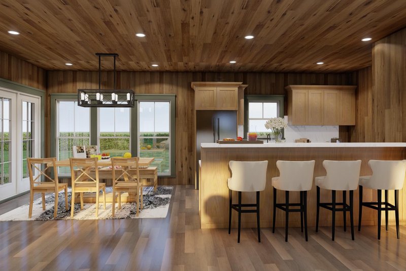 House Blueprint - Interior - Kitchen 3 for Country House Plan #17-3450 - 3 bed, 2 bath