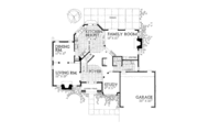 European Style House Plan - 4 Beds 2.5 Baths 2732 Sq/Ft Plan #72-377 