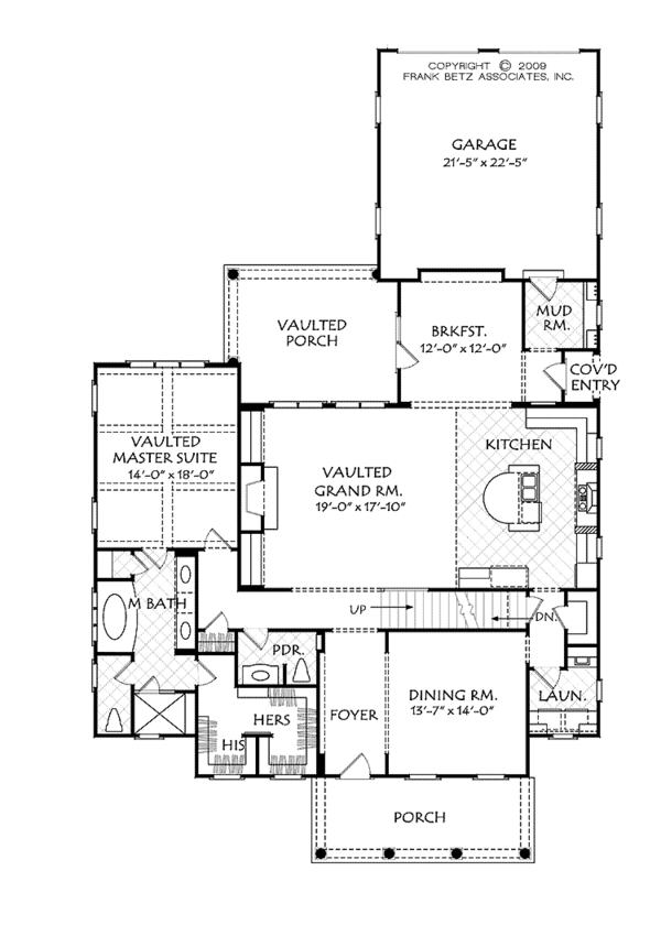 Home Plan - Craftsman Floor Plan - Main Floor Plan #927-526