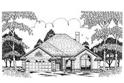 Traditional Style House Plan - 4 Beds 2 Baths 1701 Sq/Ft Plan #42-670 