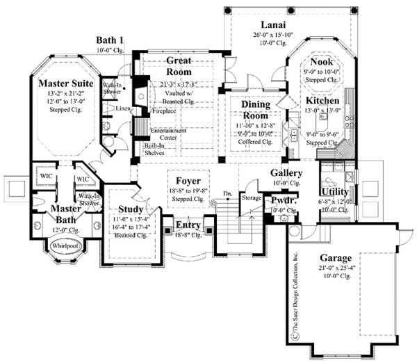 House Plan Design - Country Floor Plan - Main Floor Plan #930-298