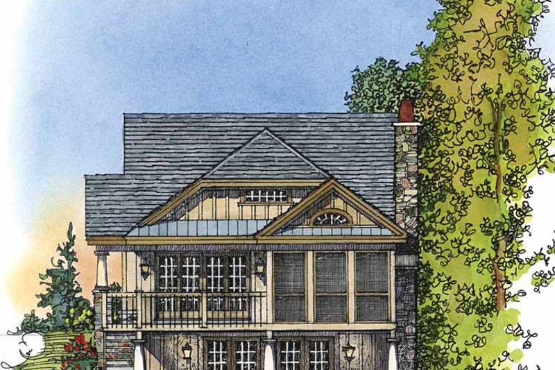 Dream House Plan - Exterior - Other Elevation for Country House Plan #1016-73 - 2 bed, 2.5 bath