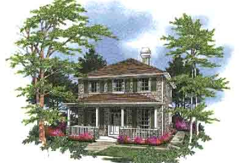 Dream House Plan - Traditional Exterior - Front Elevation Plan #48-194