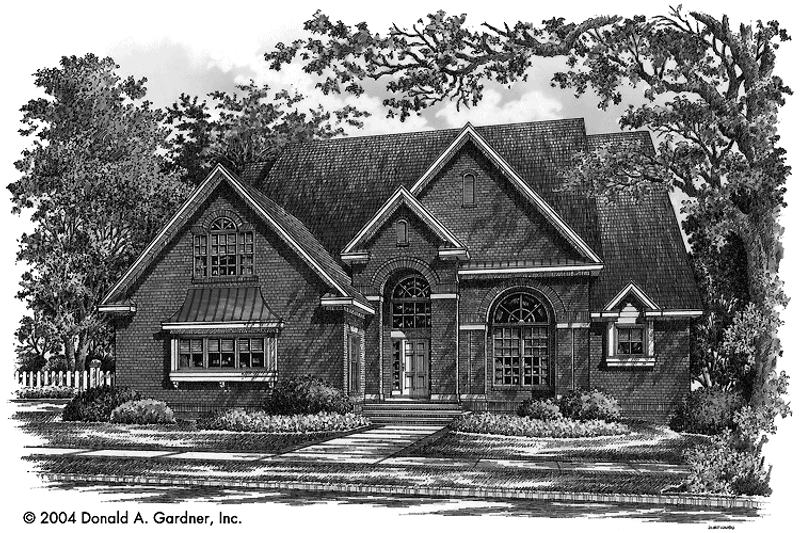 Home Plan - Exterior - Front Elevation 3 for Traditional House Plan #929-738 - 4 bed, 4 bath