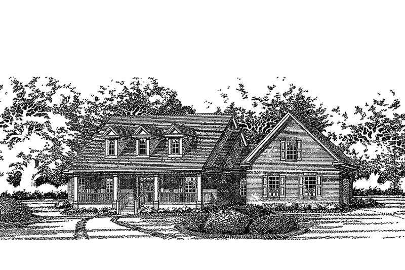 Home Plan - Country Exterior - Front Elevation Plan #472-263