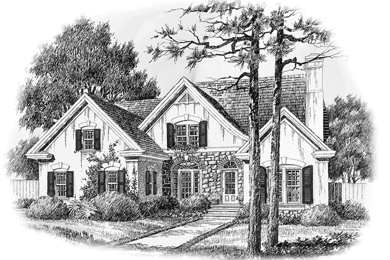 House Design - Country Exterior - Front Elevation Plan #429-220