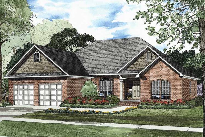 Home Plan - Exterior - Front Elevation 3 for Traditional House Plan #17-2877 - 3 bed, 2 bath