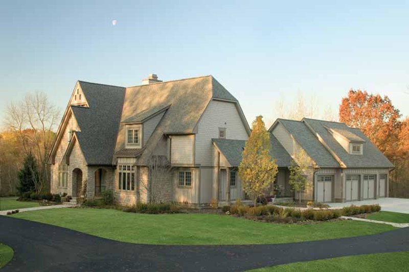 Home Plan - Exterior - Front Elevation 7 for European House Plan #928-42 - 4 bed, 3.5 bath