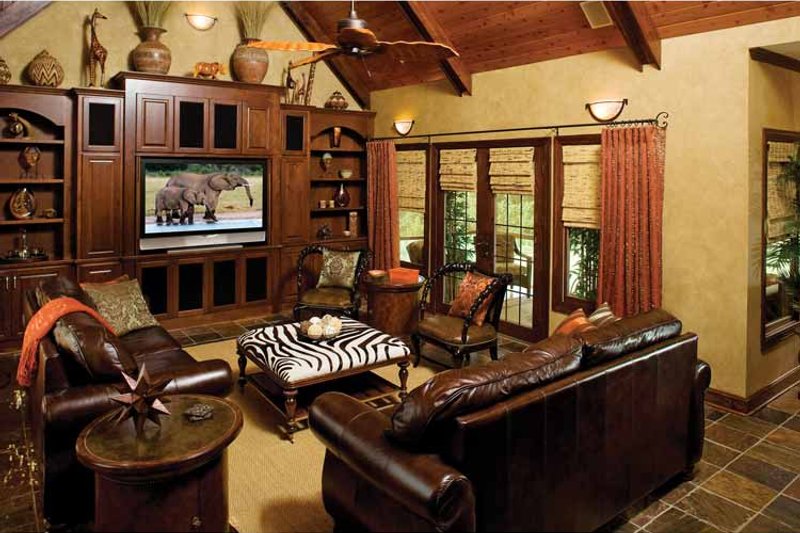 Dream House Plan - Interior - Family Room for Craftsman House Plan #929-422 - 3 bed, 3.5 bath