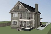 Craftsman Style House Plan - 4 Beds 3 Baths 2132 Sq/Ft Plan #79-358 