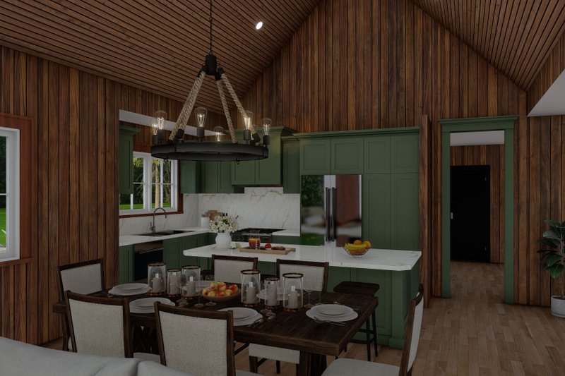 Home Plan - Interior - Kitchen for Craftsman House Plan #923-73 - 3 bed, 3.5 bath