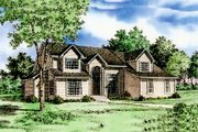 Traditional Style House Plan - 3 Beds 3.5 Baths 3068 Sq/Ft Plan #405-102 