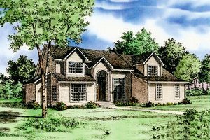 Traditional Exterior - Front Elevation Plan #405-102