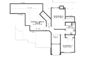 Mediterranean Style House Plan - 4 Beds 3 Baths 2824 Sq/Ft Plan #17-3170 