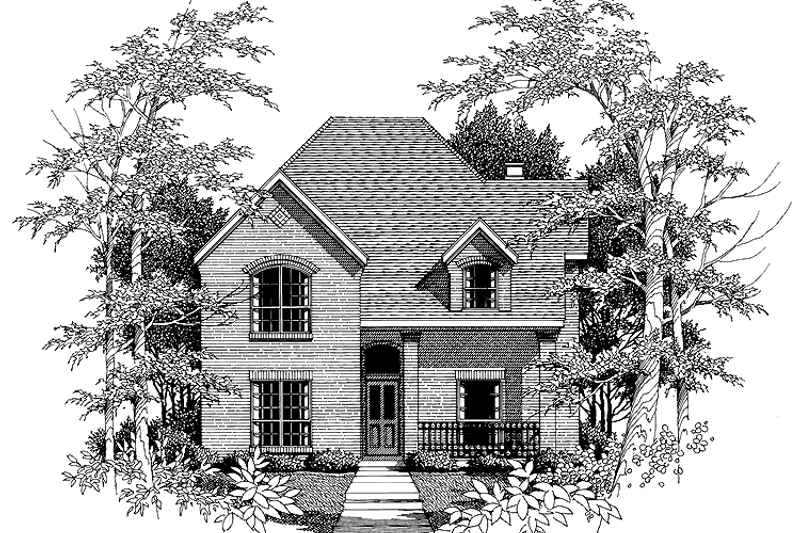 Dream House Plan - Country Exterior - Front Elevation Plan #952-256