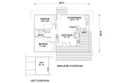 Country Style House Plan - 2 Beds 1 Baths 823 Sq/Ft Plan #116-223 