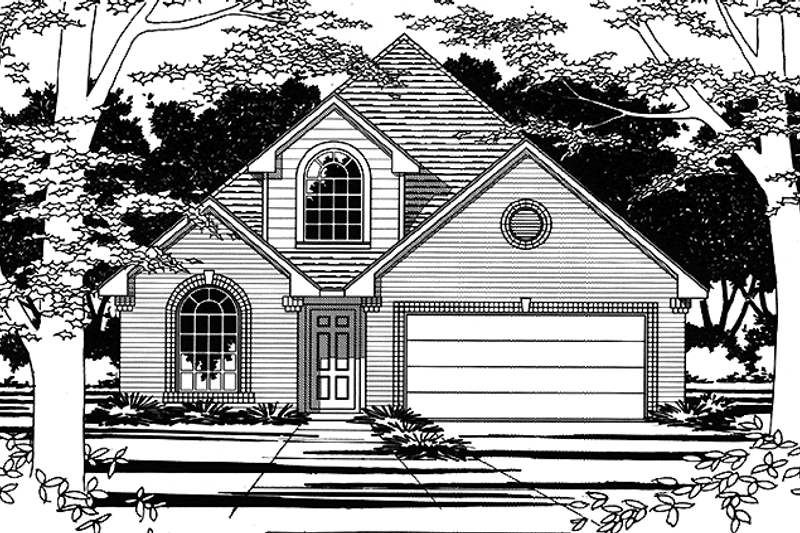 House Plan Design - Traditional Exterior - Front Elevation Plan #472-391