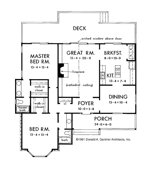 Home Plan - Country Floor Plan - Main Floor Plan #929-129