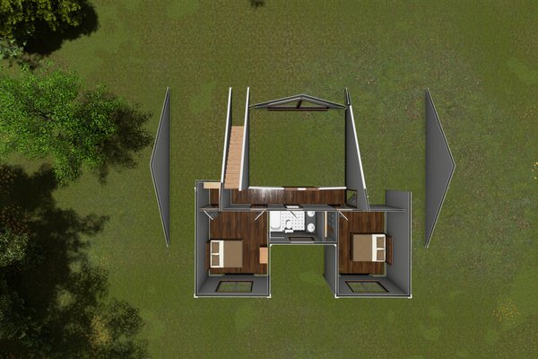 Farmhouse Floor Plan - Upper Floor Plan #513-2223