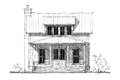 Farmhouse Style House Plan - 1 Beds 1.5 Baths 1035 Sq/Ft Plan #464-14 Exterior - Front Elevation