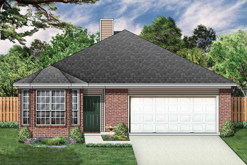Home Plan - Ranch Exterior - Front Elevation Plan #84-664