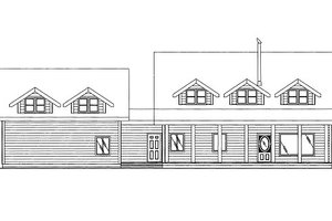 Country Exterior - Front Elevation Plan #117-693