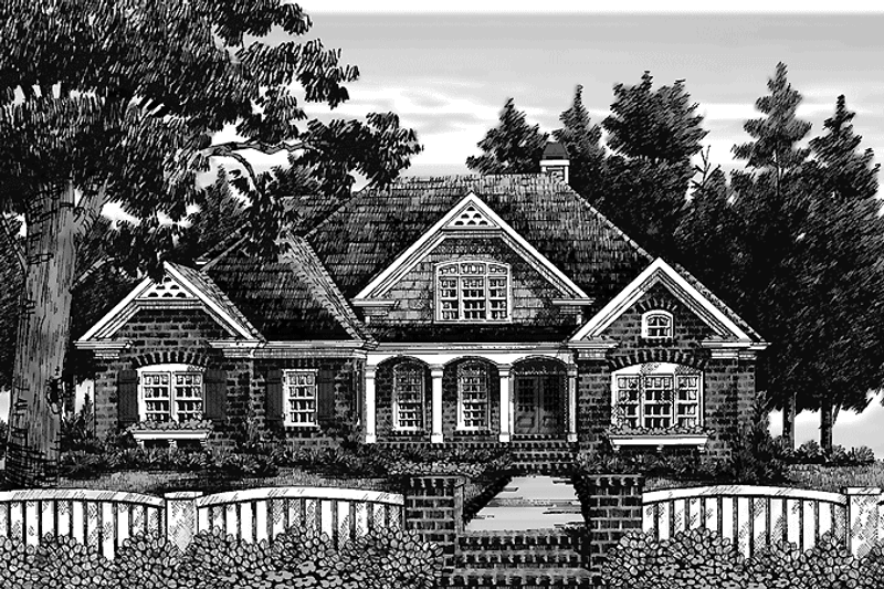Dream House Plan - Exterior - Front Elevation 4 for Country House Plan #927-372 - 4 bed, 3.5 bath