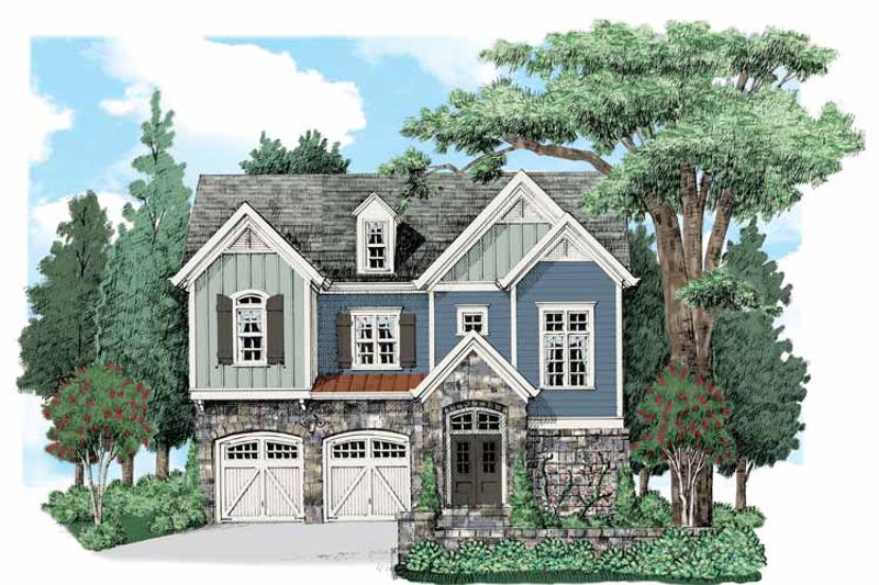 Dream House Plan - Traditional Exterior - Front Elevation Plan #927-539